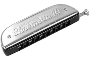 HOG WILD Hohner Chrometta 10 C 40 Töne Kunststoff Kanzellenkörper
