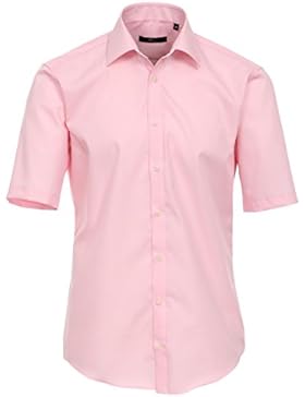 Michaelax-Fashion-Trade -  Camicia Casual  - Basic - Classico  - Maniche corte  - Uomo Rot (403) 40