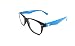 FashioNext Wayfarer (Black-Blue ) Unisex Wear Spectacles Frames (WFNS0302 RS.239.00