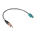 Produktbild XCSOURCE® Auto Radio / Stereo Din FAKRA Stecker auf Auto AM / FM Ariel Antenne Stecker Kabel Adapter für Ford Fiesta / Focus, BMW X3 / X5 MA1134