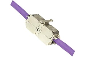 odedo Connecteur de câble CAT 6A / 7 STP 10Gbps blindé -Prise sans outil - AWG 22-26 - Pour réparer et connecter les câbles RJ45