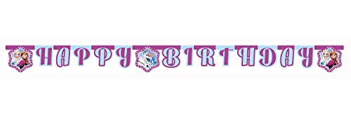 Procos 10110970B – Partyset Disney Frozen Northern Lights, Größe XL, 52 teilig - 10
