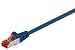 Produktbild Patchkabel RJ45 S/FTP C6 1.0m PIMF (SSTP) blau