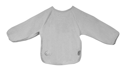 Jollein 029-567-00023 Lätzchen mit Ärmeln, grau