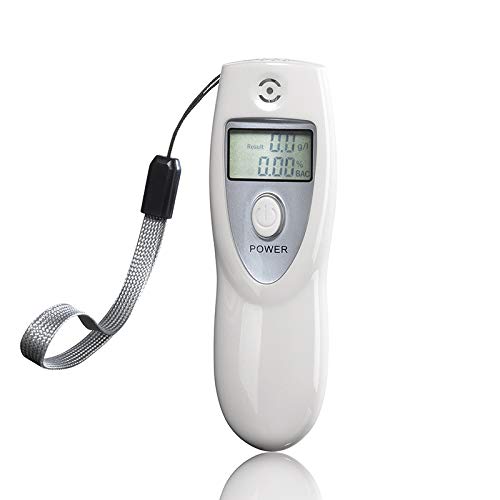 Preisvergleich Produktbild EASYmaxx Alkoholtester mit LCD-Display 3V weiß