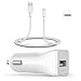 Produktbild M2 Schnell Ladegerät Set ZTE KFZ-Adapter + Typ C Kabel für ZTE Axon 9 Pro / 7s / 7/7 Max / 7 Mini / 7 Premium / 9 Pro/M ZTE Blade V7 Max / V7 Pro / V8 Pro/X ZTE Grand X 4 / X 3