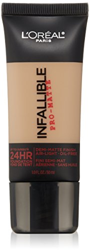 L'Oreal Paris Cosmetics Infallible Pro-Matte Foundation Makeup - Natural Beige
