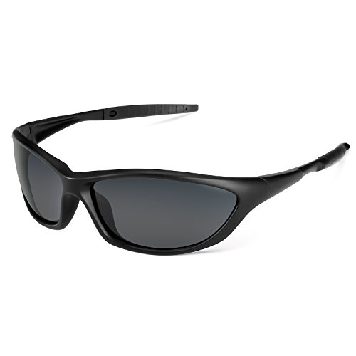 Sportbrille Vikeepro Sport Sonnenbrille Fahrradbrille UV400 TR90 für Damen und Herren Fahrradfahren Wintersport Radtouren Autofahren Wandern Angeln Golf