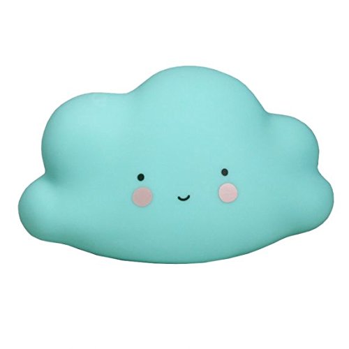 A Little Lovely Company - Nachtlich, Nachtlampe - Mini Cloud Light - Wolke - blau
