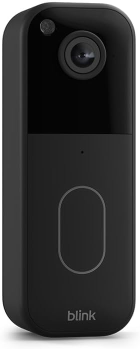 Blink Video Doorbell (newest gen) | Add-on | Head-to-toe HD view, two-year battery life, simple setup, IP-65 | Works with Alexa | Required Sync Module not included – (Black)
