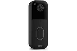 Videotimbre Blink adicional (última generación) | Vídeo HD de cuerpo entero, autonomía de dos años, configuración sencilla, IP-65 | Requiere un módulo de sincronización, no incluido | Negro