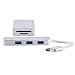 Produktbild Hotaluyt Telefon-Kamera-SD-Speicherkarte TF High Speed USB 3.0-Aluminiumlegierung Kartenleser 3 USB-Port Adapter