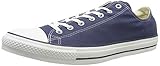 Material; Canvas ;Textil Converse Unisex-Erwachsene Chuck Taylor All Star-Ox Low-Top Sneakers, Blau (Navy), 42.5 EU