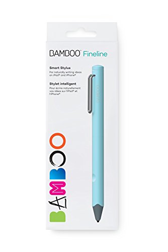 Wacom Bamboo Fineline Smart Stylus (3. Generation) in Hellblau / Aktiver Touch Pen für Apple iOS Touchscreen-Eingabegeräte wie iPhone oder iPad - 2
