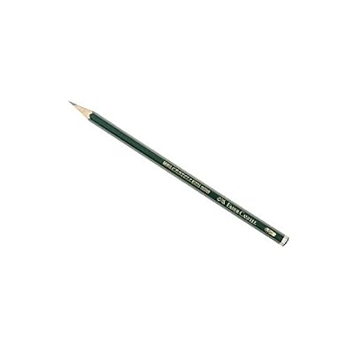 FABER-CASTELL Lot de 3 Crayons papier 9000 hexagonal mine 2mm 6H
