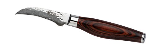 Wakoli Damastmesser (schälmesser) japanischer Damaststahl VG-10, mit Holzverpackung, Wakoli Premium Serie - 2