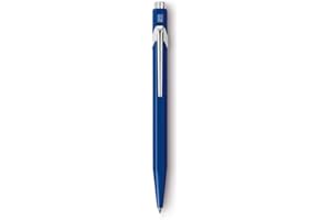 Caran d'Ache 849 Metal Range - Bolígrafo retráctil (aluminio), diseño con forma hexagonal, color azul