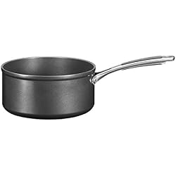 Kitchenaid kc2h130plkd Casserole, Aluminium, 18 x 18 x 8 cm, Noir/Argent