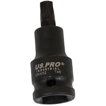 Torx-Stecknuss T40 - 1/2 Zoll Antrieb, 53 Mm Länge, Aus Chrom-Vanadium-Stahl Für Hohe Belastbarkeit