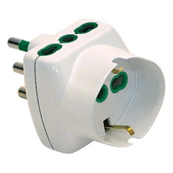 Adaptador Triple 16 A + T SK blanco 82240 FME