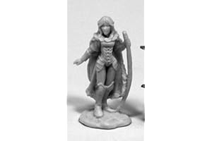 Pechetruite 1 x AERIS Female Elf Ranger - Reaper Bones Miniatura per Gioco di Ruolo Guerra - 77405