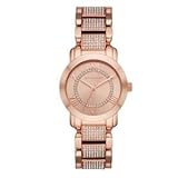 Michael Kors Rose Goldton Kristall Edelstahl MK3687 Damenuhr