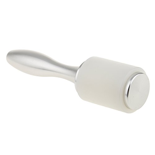 MagiDeal Lederwaren Hammer Leder Mallet Werkzeug mit Holzgriff für Heimwerker - Weiß, one size