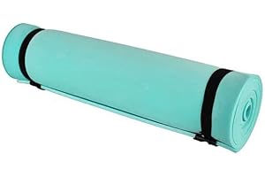 1ABOVE Yoga & Camping Roll Mat - Waterproof Insulated Roll Up Foam Camp Mattress with Elasticated Straps, Lightweight & Durable Ideal for Camping, Fishing, Festival & Exercise (180x50x0.6cm)
