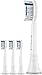 Produktbild 4er demirdental Ersatzbürsten für Philips Sonicare DiamondClean auch für ProResults FlexCare EasyClean PowerUp HealthyWhite, HX6064, hochwertige Medium Aufsteckbürsten entwickelt und designed in Berlin