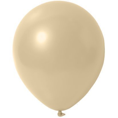 Luftballons "Creme" - Metallic (Glänzend) - Ø 30 cm 50 Stück - partydiscount24®