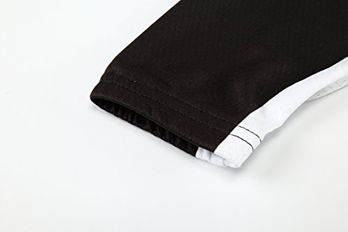 [Größe:S-5XL][option:Trägerhose,3D 2.8cm Sitzpolster] Fahrrad Trikot Langarm Radhose Radtrikot Fahrradbekleidung Herren Männer Hemd mit lange Ärmeln Set Cycling OutdoorTrikots Windjacke Neue - 7