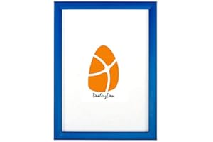 BLINKZ DECORATIONS Rainbow 20 Colours Range Modern Thin Picture Photo Poster Frame Decor A2 A3 A4 A5 Sizes (Dark Blue, A2)