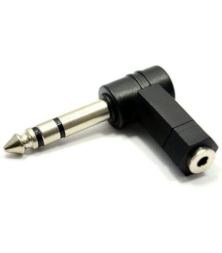 5 X Connettore Adattatore Audio Jack Mono Maschio Da 3,5 Mm In Plastica