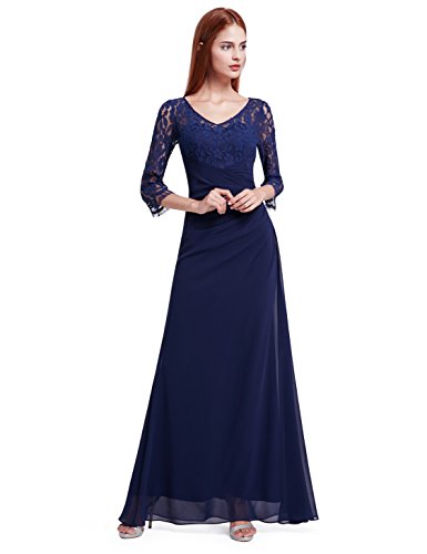 Ever Pretty Womens Elegant Lace Top Maxi Evening Party Dress