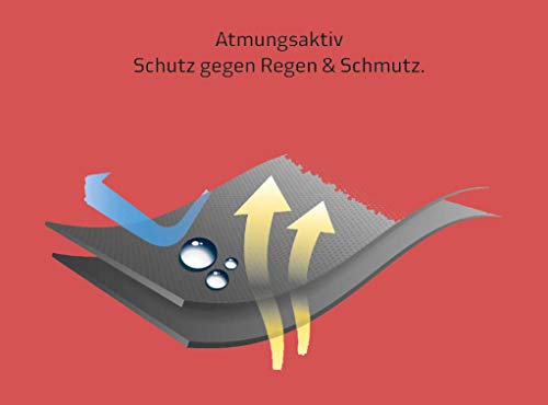 habeig® Schutzhülle für Gartenmöbel 300 x 250 x 80 cm ++ Premiumqualität aus 140g / m² PP Woven Gewebe wasserdicht ++ für große Sitzgruppe - 4