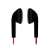 Produktbild Huhuswwbin In-Ear Stereo Universal Kopfhörer Kopfhörer mit Mikrofon Kopfhörer mit Mikrofon und Mikrofon mit 3,5 mm Mikrofon - Weiß rot