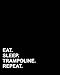 Produktbild Eat Sleep Trampoline Repeat: Menu Planner, Budget Meal Planning with Notes and Grocery List, Great for Family Meal Planner & Toddler Meal Plan, Food Journal
