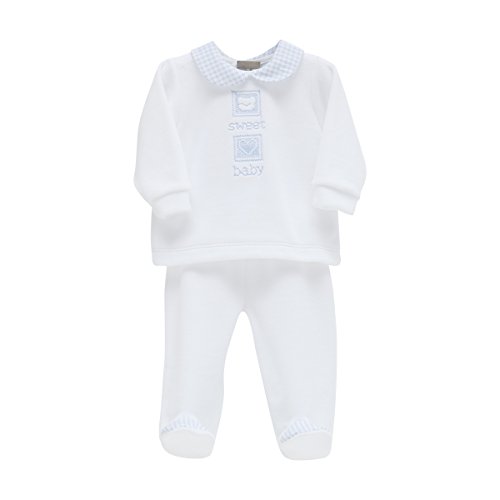 Cambrass 35266 Pelele, Bebé-Niños, Azul (Celeste 2), 62 (Tamaño del fabricante:3)