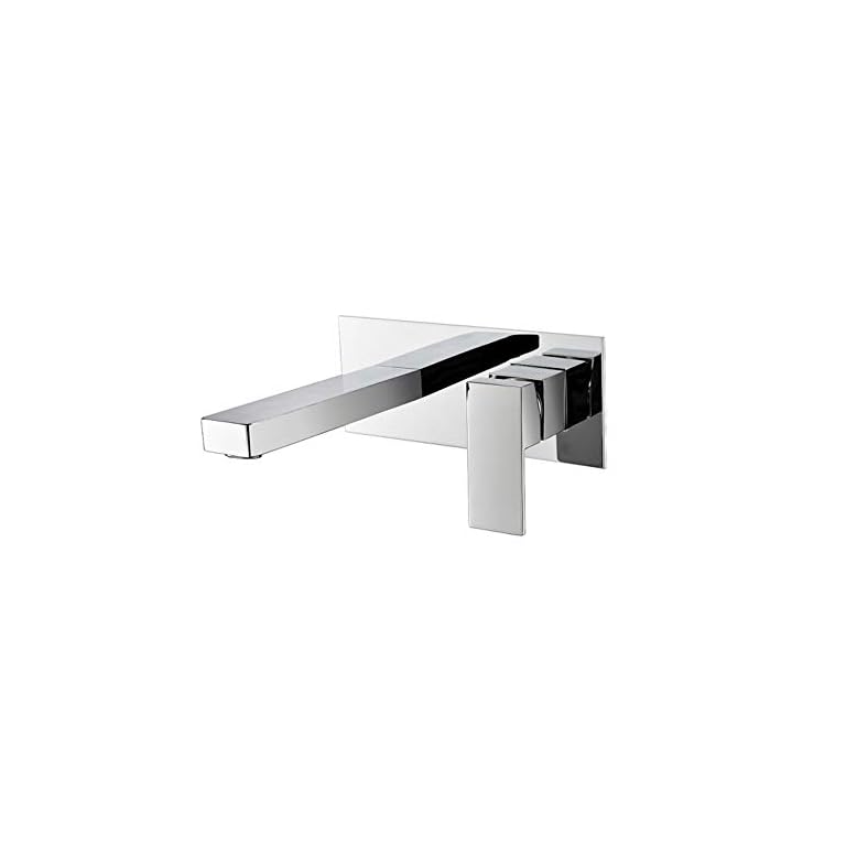 AXWT Baño Grifos para grifos Cuadrado de Cobre Grifos empotrados para