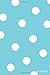 Produktbild Notebook: Small Blank Pocket Sketchbook Aqua with White Polka Dots
