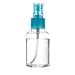 Drillpro Colorful Refillable Essential Oil Perfume Bottles Empty Plastic Perfume Atomizer Spray Bottle Shampoo Container 50 ML For Travel Handbag Blue