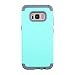 Produktbild Hülle für Samsung Galaxy S8 Plus(3 in i), BasicStock Hybride Anti-Kratzer Hart PC+Stoßfest Silikon Schlagfest Telefon Drop Schützend Bumper Case Abdeckung(HellGrün + grau)