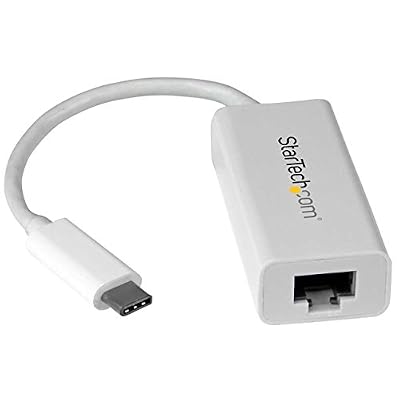StarTech.com USB-C to Gigabit Network Adapter - USB 3.1 Gen 1 - White - Adaptateur réseau - USB Type-C - Gigabit Ethernet - blanc