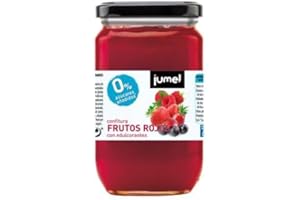 Confitura de FRUTOS ROJOS sin azucares añadidos extra JUMEL con STEVIA. Mermelada gourmet con todo el sabor. Pack de 4 unidades (1,49 € / unidad). A PARTIR DE 15€ PORTES GRATIS.