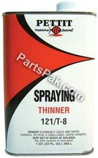 Pettit Paint Spraying Thinner 121/T 121SQT by Pettit Paint