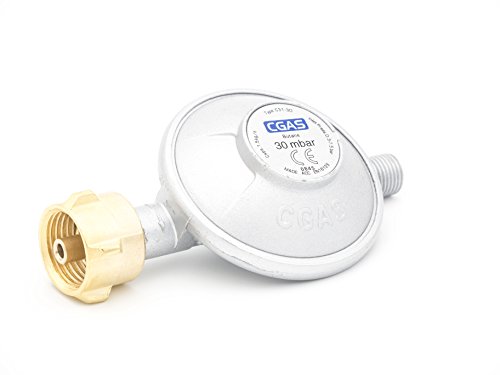 Gasdruckminderer (Niederdruckregler) mit Gasschlauch 30 mbar (Set) - 7