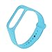 Produktbild kashyk Armbanduhr kompatibel für Xiaomi Mi Band 4 Weiche Silikon Wristband Armbänder,Soft Silikon Minimalistisches Design Replacement Wristband Armbänder in 11 Farben fur sportband