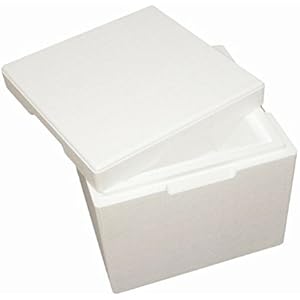 Premium Styroporbox / Isolierbox - 350x350x300mm (12,5l) - Gr. 7