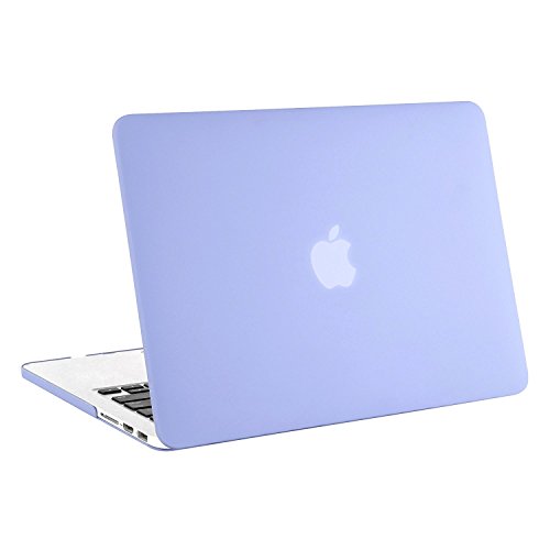 MOSISO Ultra Slim Plastik Hartschale Schutzhülle Hülle Snap Case für Macbook Pro 13 Zoll mit Retina Display NO CD-ROM Drive (A1502 / A1425), Serenity Blau - 4