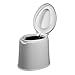 Produktbild Tellaboull Tragbare Outdoor/Indoor Eimer Typ Sitz Toilette Caravan Reise Camping Töpfchen Kommode mit Deckel Abdeckung 6 Liter